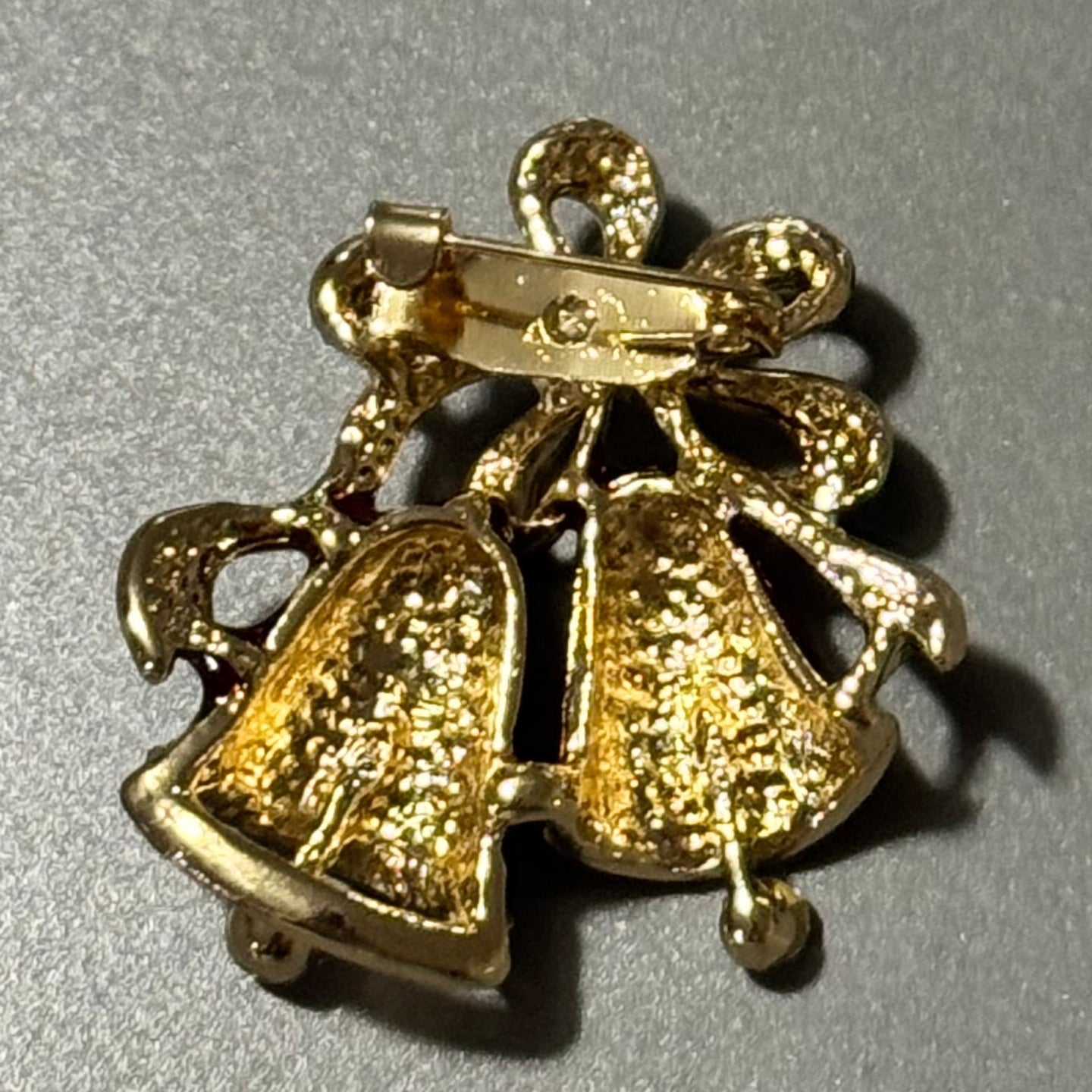 Red Jingle Bells Brooch