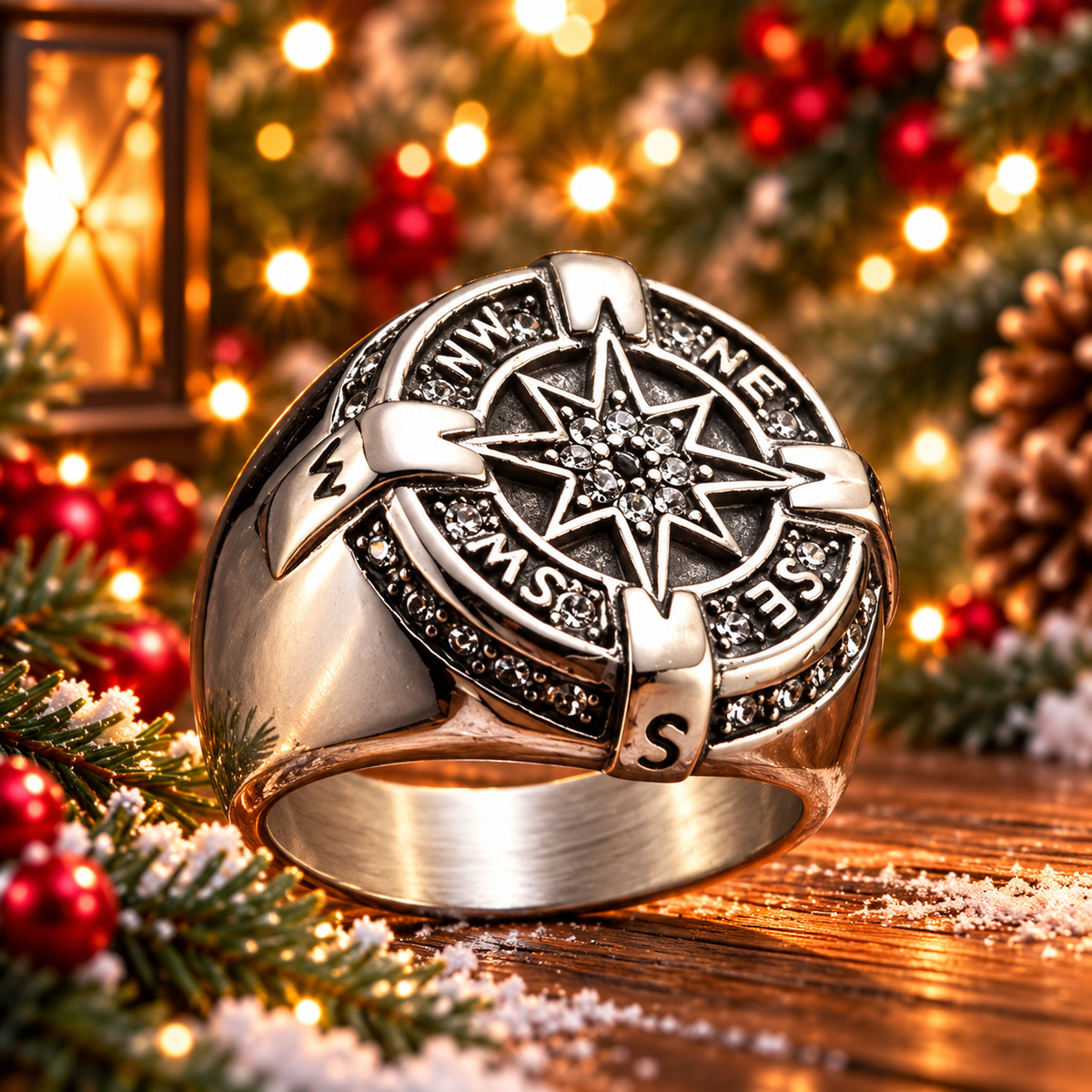 Santa Compass Ring