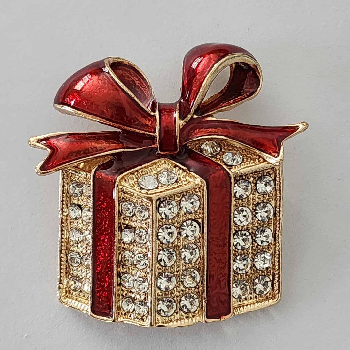 Christmas Present Brooch