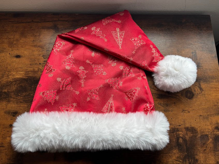 26" Red Tree Brocade