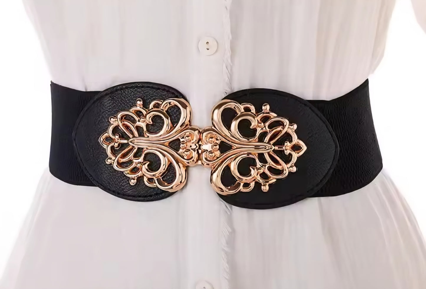 Mrs. Claus stretchy belt