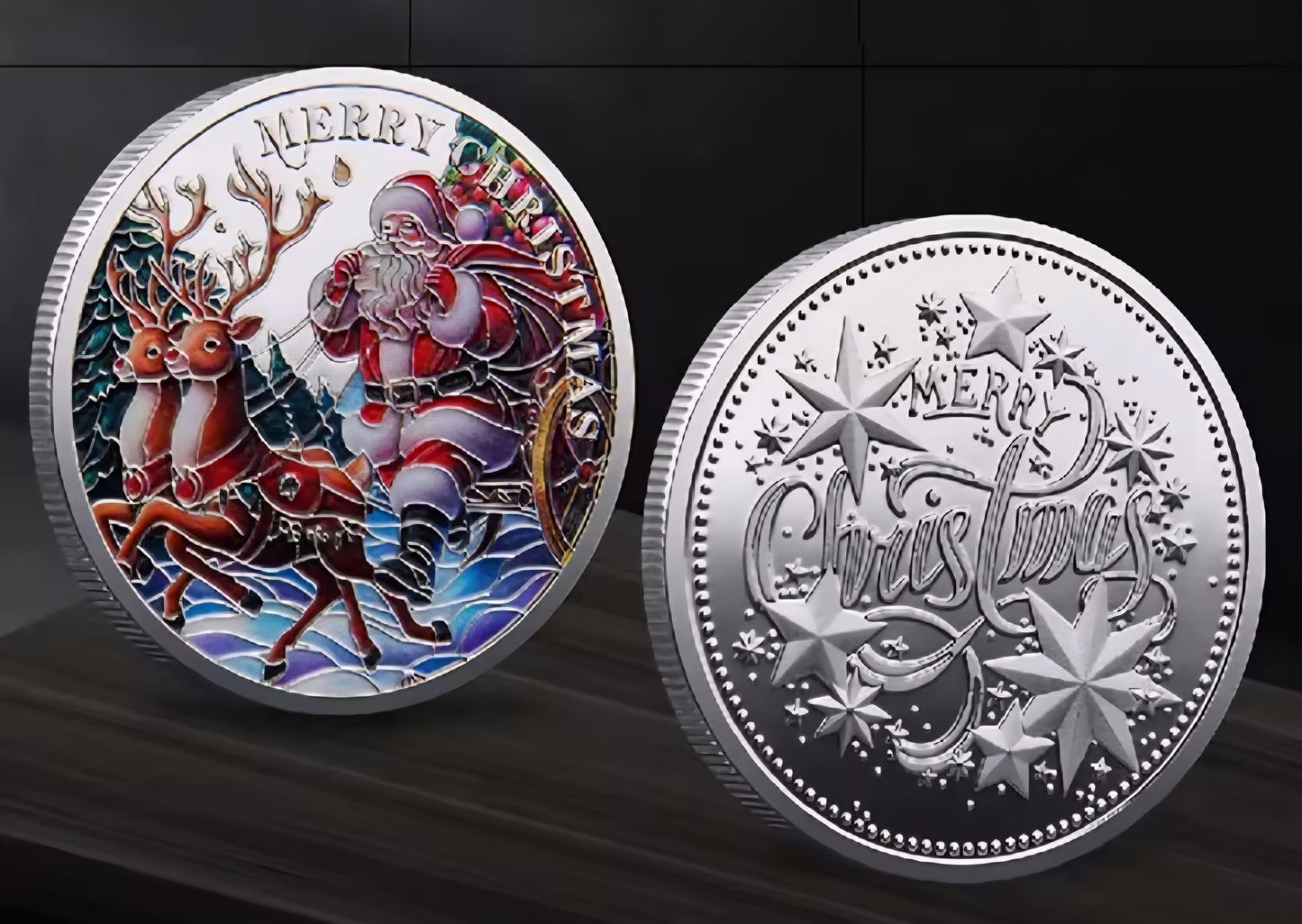 Santa’s Special Collectors Coins - Silver Sleigh Ride