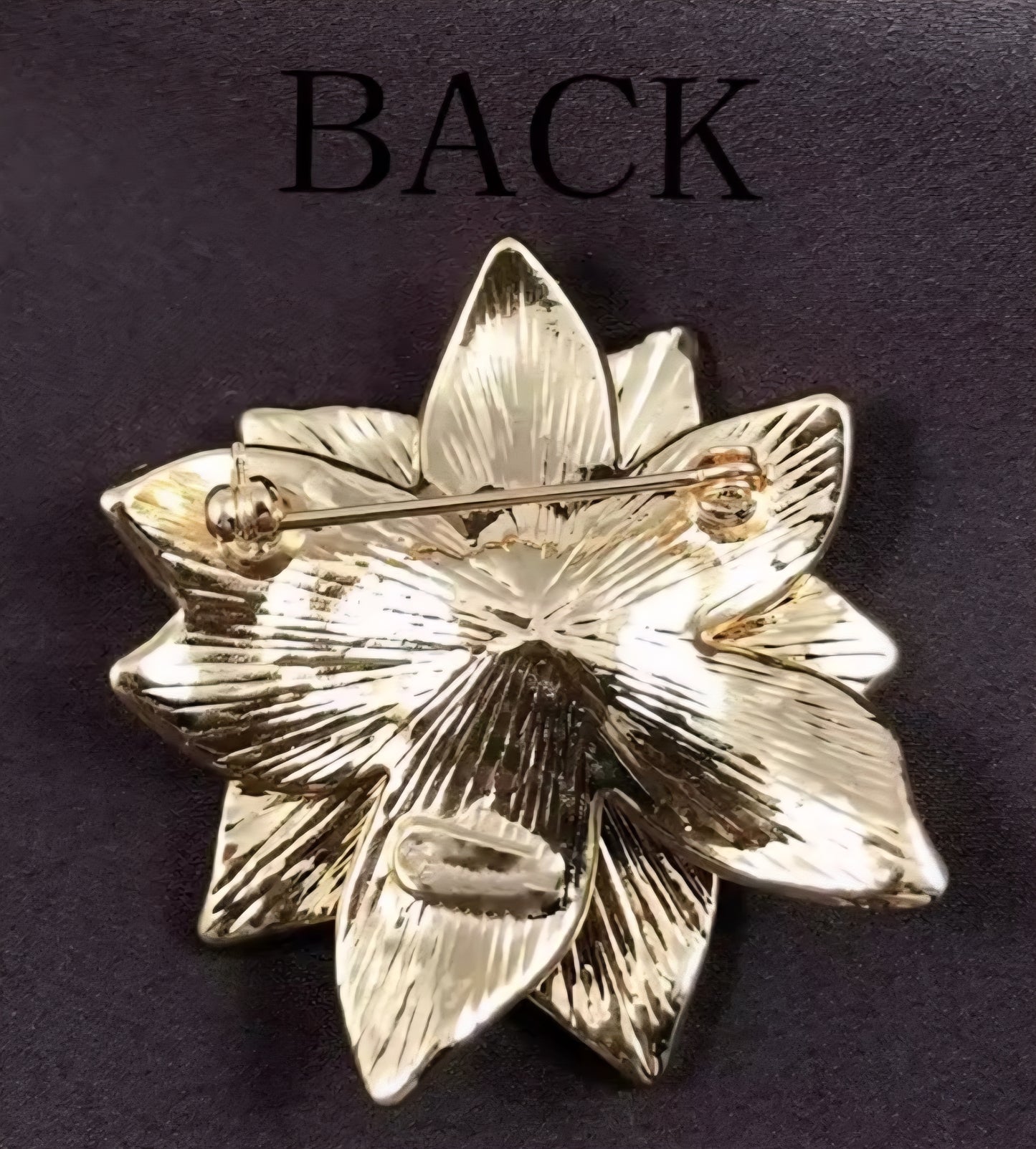 Poinsettia Flower Brooch