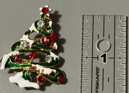 Christmas Tree Brooch