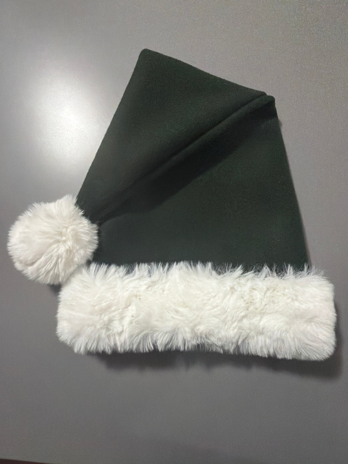 24” hunting green cashmere wool hat