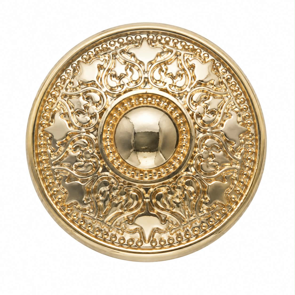 gold hearts Set of 6 buttons