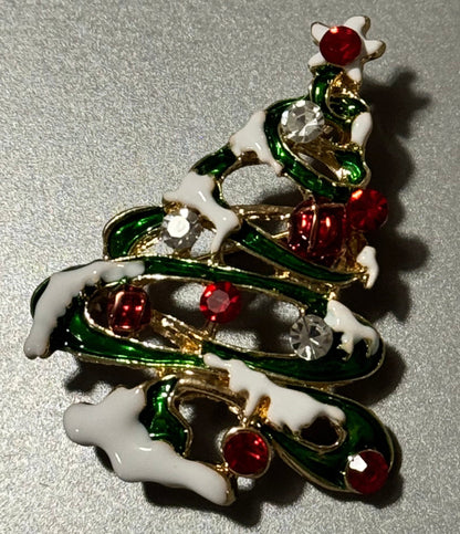 Christmas Tree Brooch
