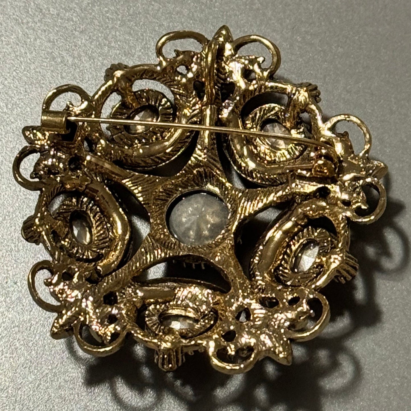 Rounded Snowflake Brooch