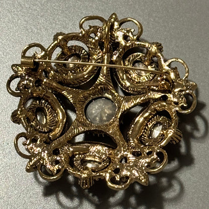 Rounded Snowflake Brooch