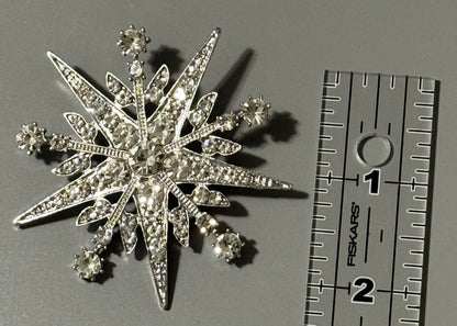 Snowflake Brooches