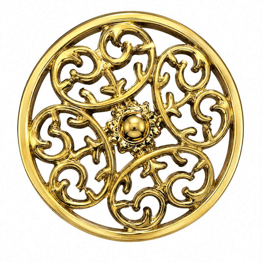 cut out filigree heart Set of 6 buttons