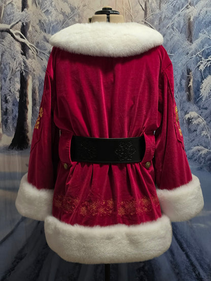 3XL cotton velvet icon coat