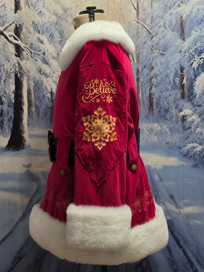 3XL cotton velvet icon coat