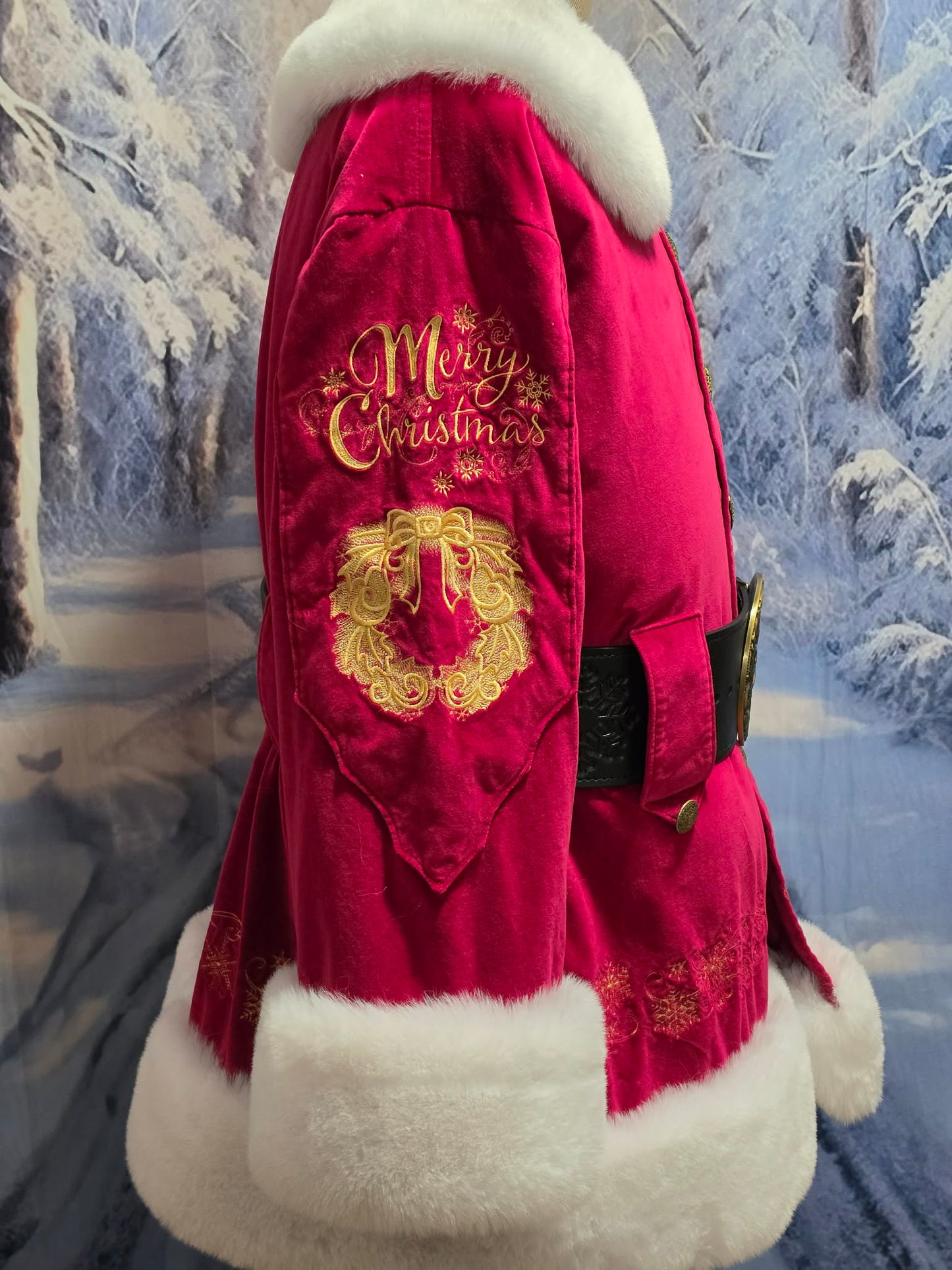3XL cotton velvet icon coat