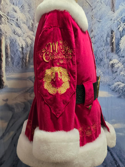 3XL cotton velvet icon coat