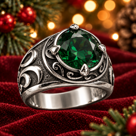 PRE-ORDER Santa Ring - Green Gem