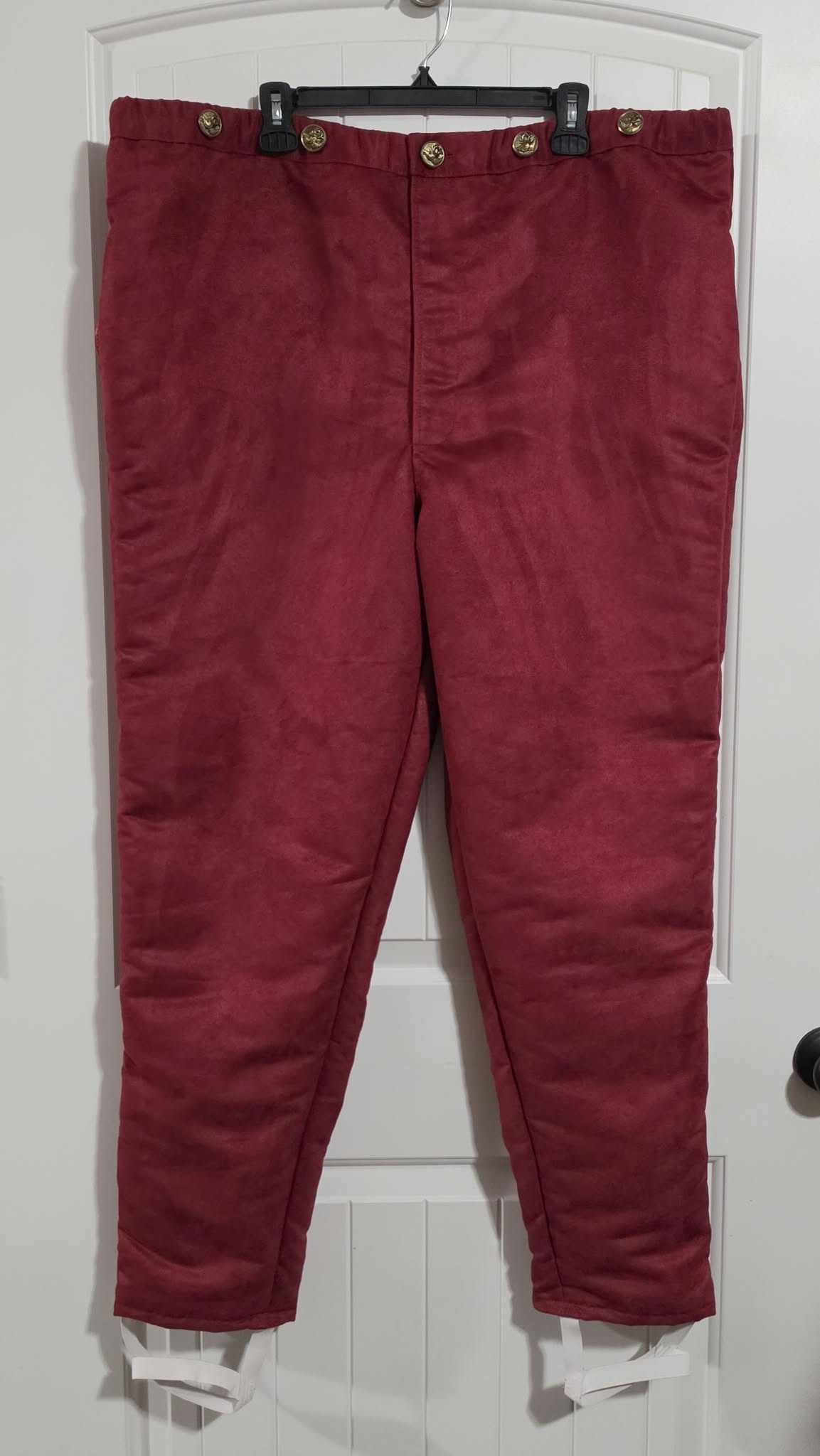XL burgundy pants