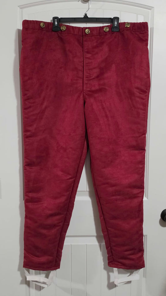 XL burgundy pants