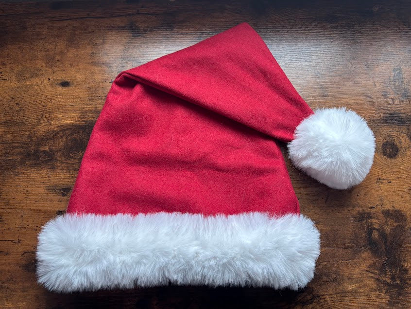 24" Red Wool Hat