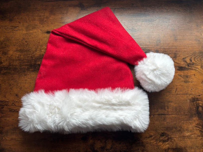 22" Red Cashmere Hat