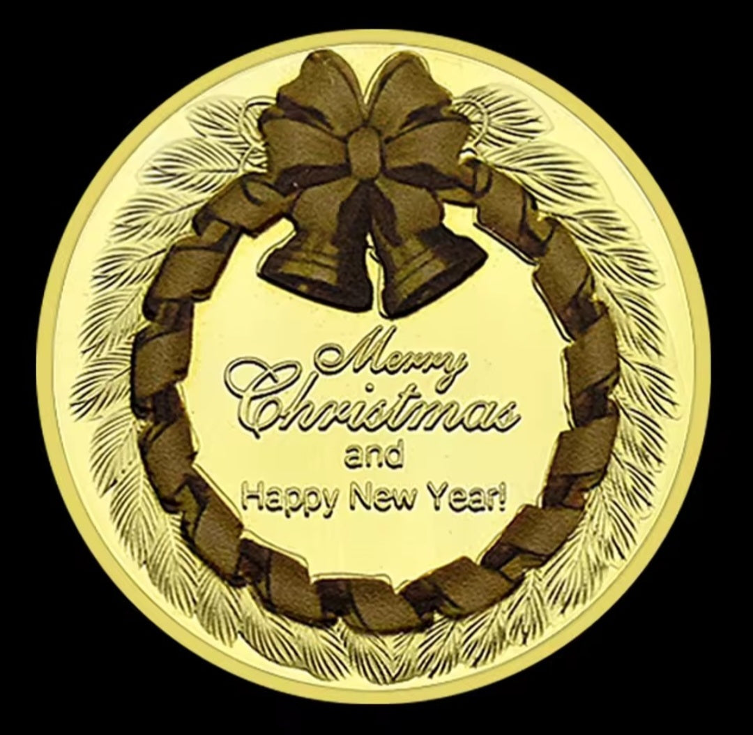 Santa’s Special Collectors Coins - Gold Night Sky