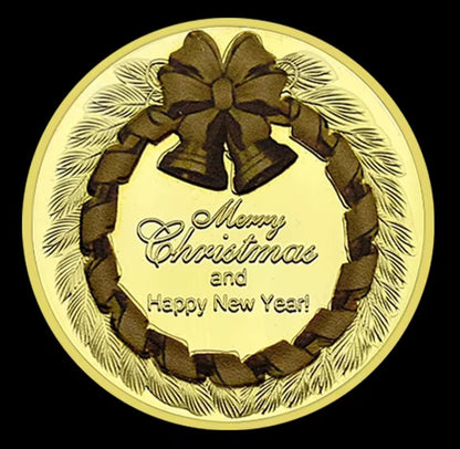 Santa’s Special Collectors Coins - Gold Night Sky