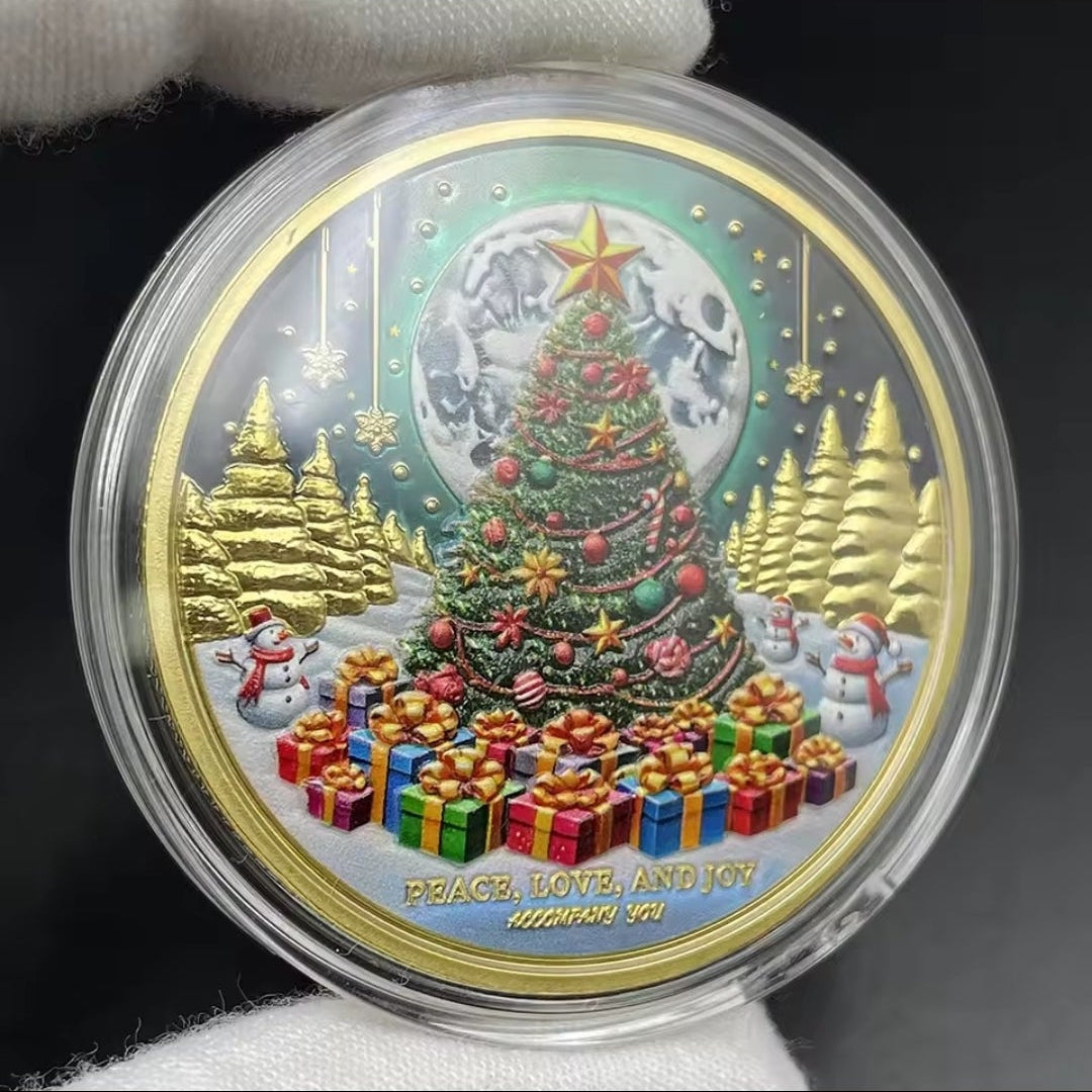 Santa’s Special Collectors Coins - Gold Christmas Tree