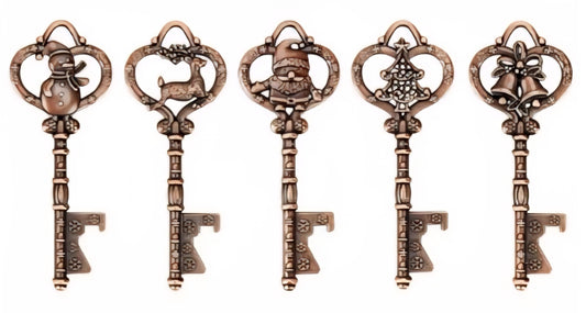 Red Copper Key Set (5 keys)