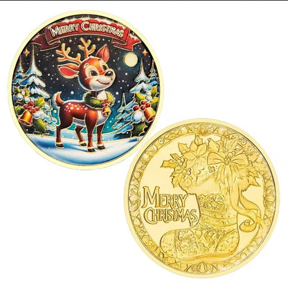 Santa’s Special Collectors Coins - Cute Reindeer