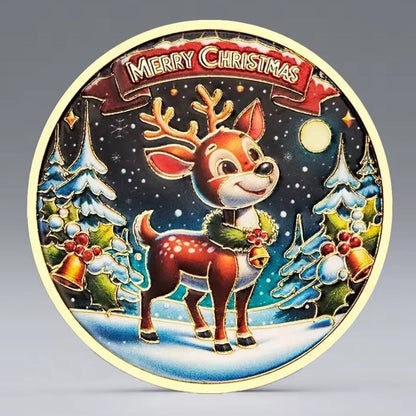 Santa’s Special Collectors Coins - Cute Reindeer