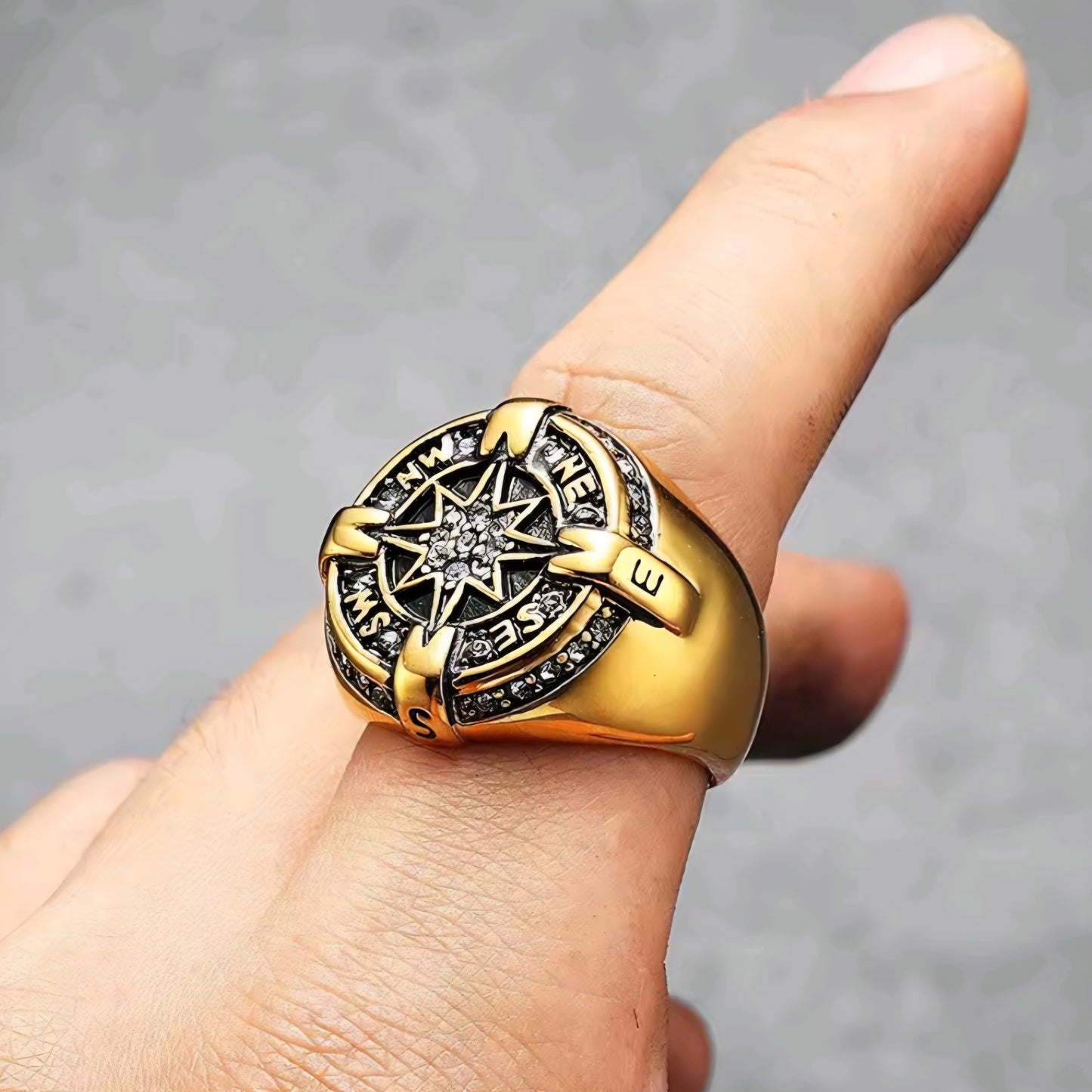PRE-ORDER Santa Compass Ring