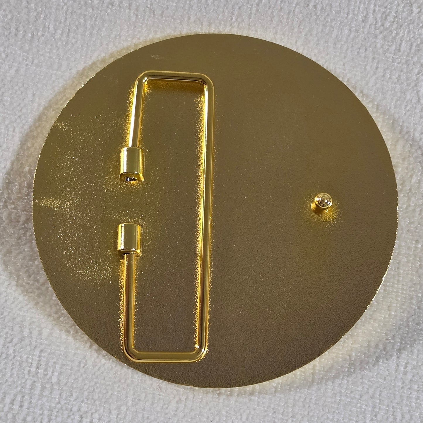Reindeer Belt Buckle - Bright Gold