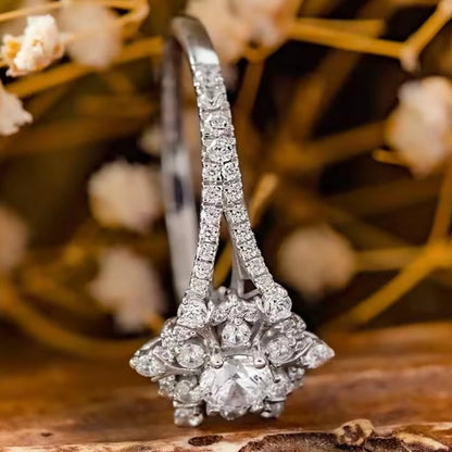 Mrs. Claus Ring - Crystal Snowflake