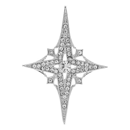 Silver Star Brooch
