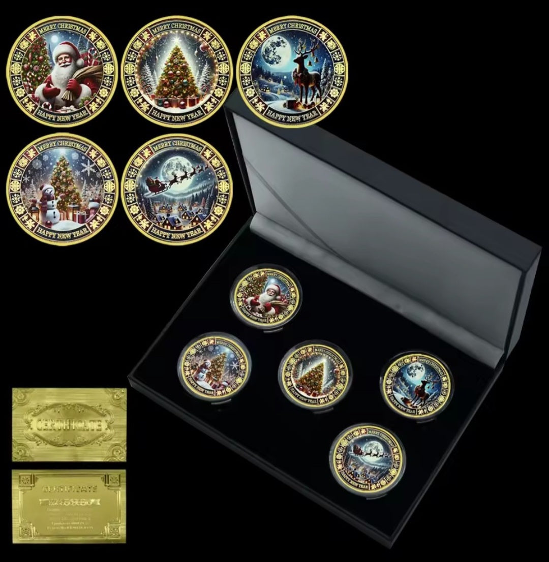Santa’s Special Collectors Coin Sets