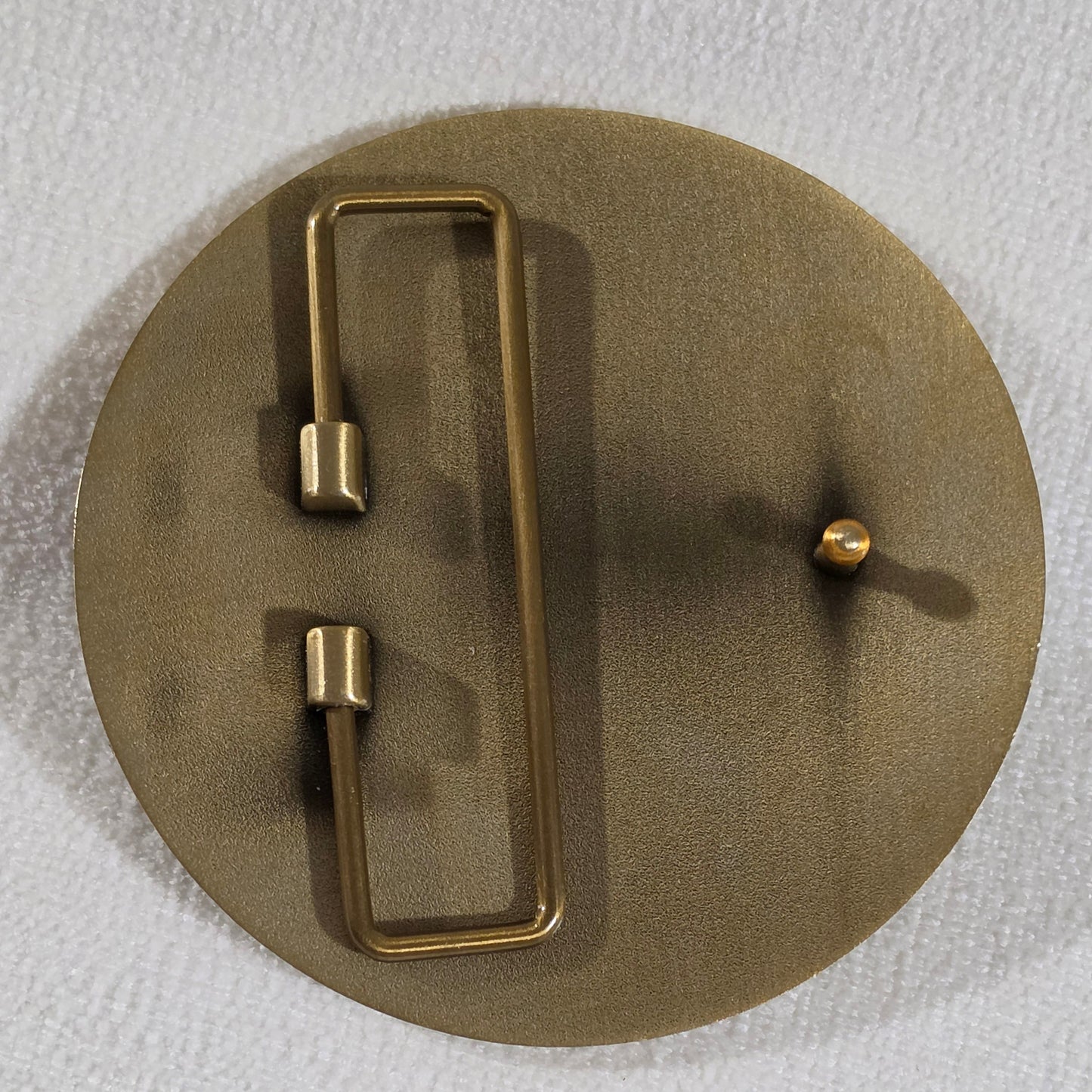 Reindeer Belt Buckle - Antique Gold