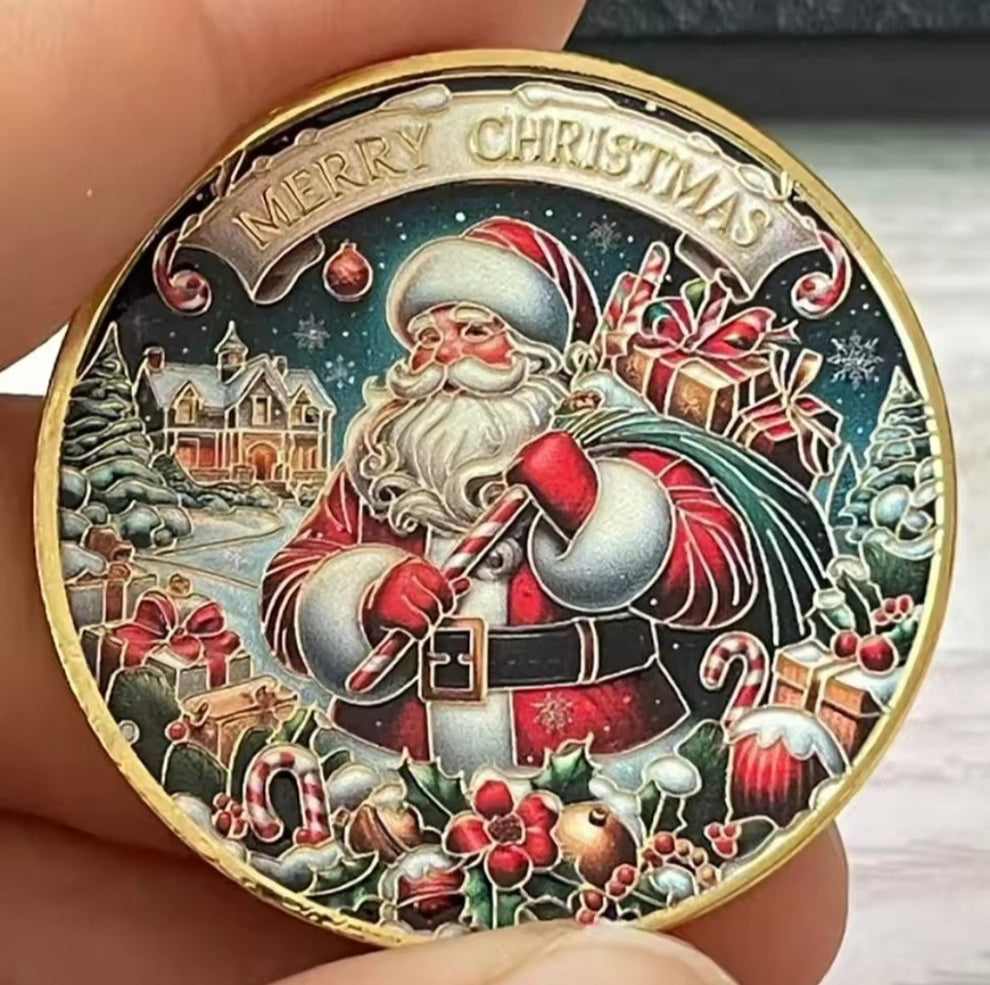 Santa’s Special Collectors Coins - Santa w/ Sack – Angie's Originals