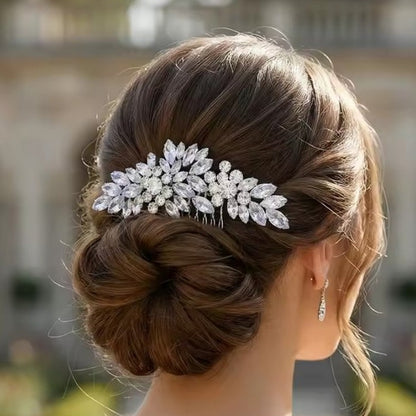 Mrs. Claus Crystal Hair Piece