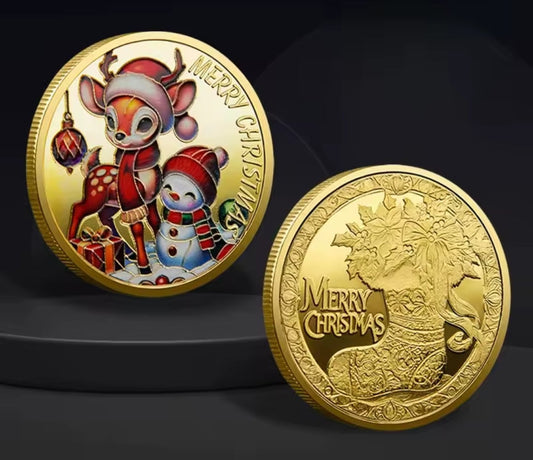 Santa’s Special Collectors Coins - Reindeer & Snowman