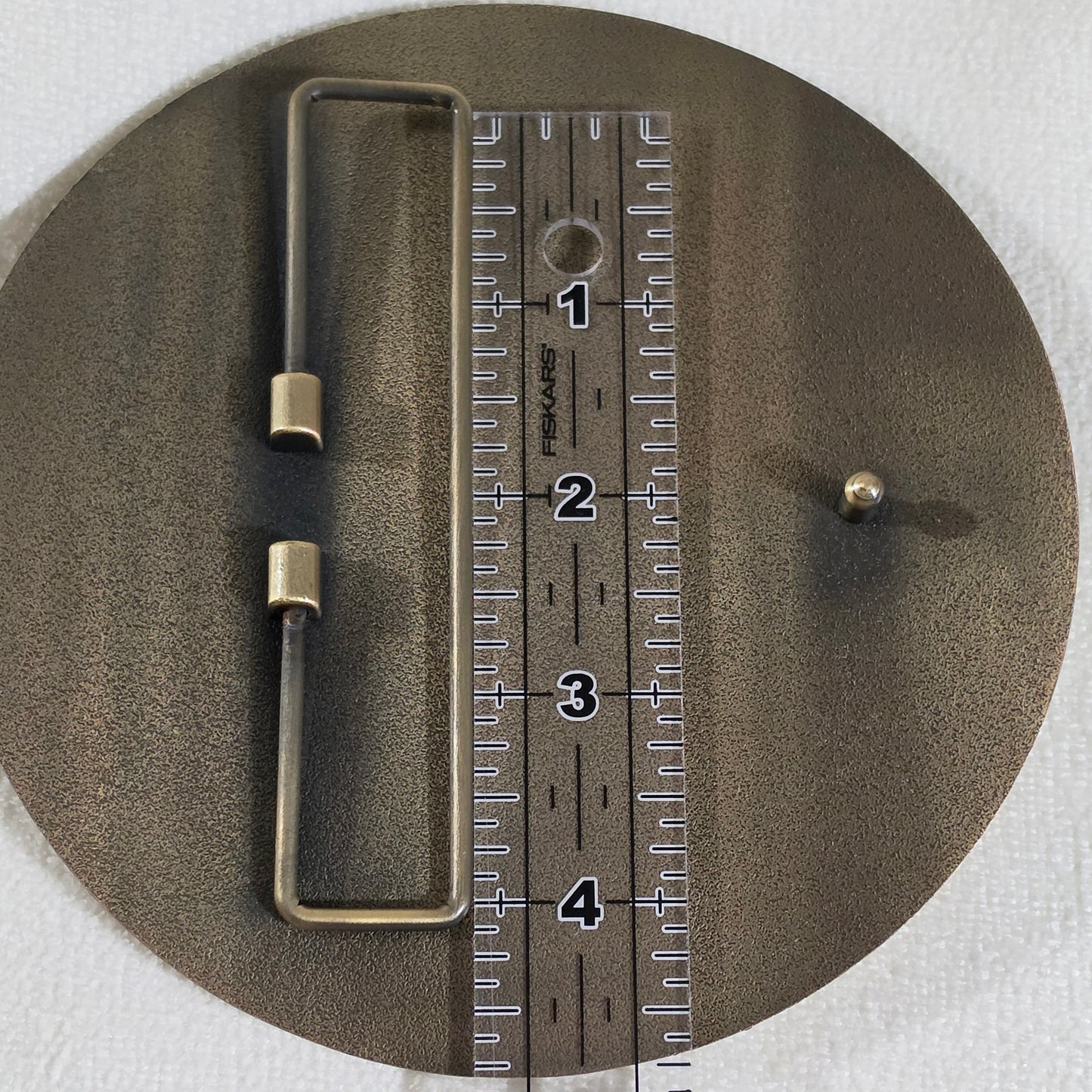 5.5" SC Belt Buckle - Antique Brass