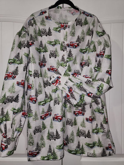 Pre Order Puffy Sleeve Shirt - Antique Trucks