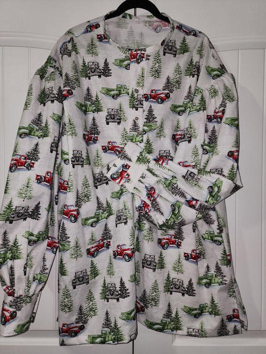 Pre Order Puffy Sleeve Shirt - Antique Trucks