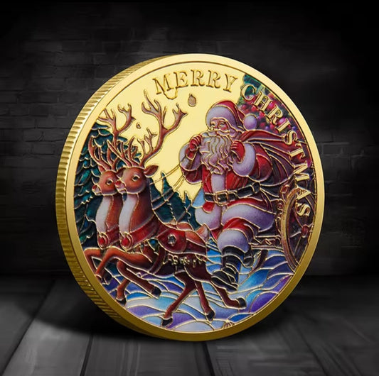 Santa’s Special Collectors Coins - Gold Sleigh Ride