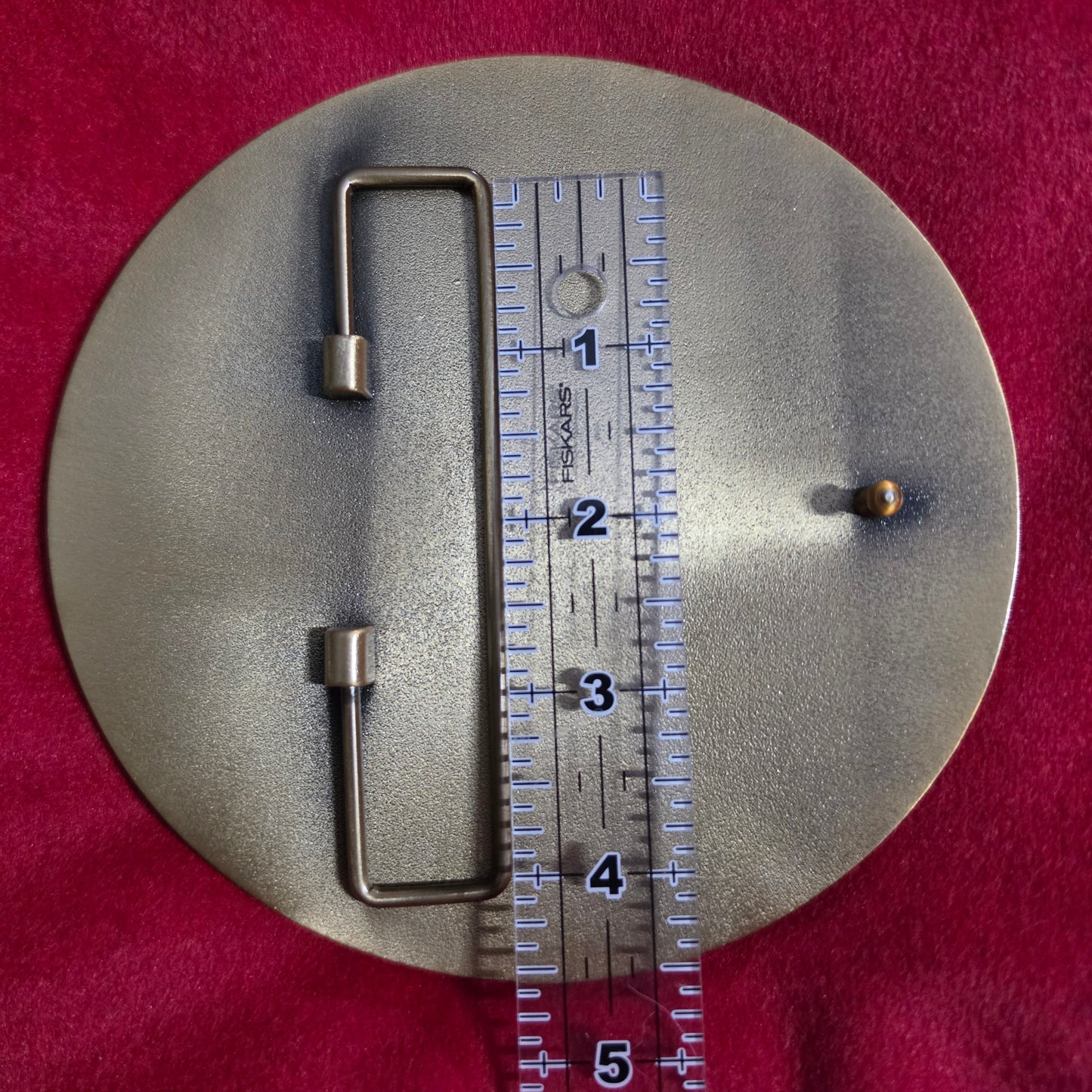 Large 5.5" Reindeer Belt Buckle for up to 4" Belt - Antique Gold