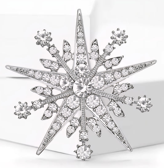Snowflake Brooches