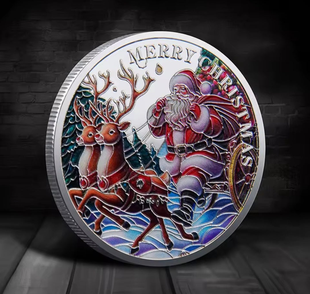 Santa’s Special Collectors Coins - Silver Sleigh Ride