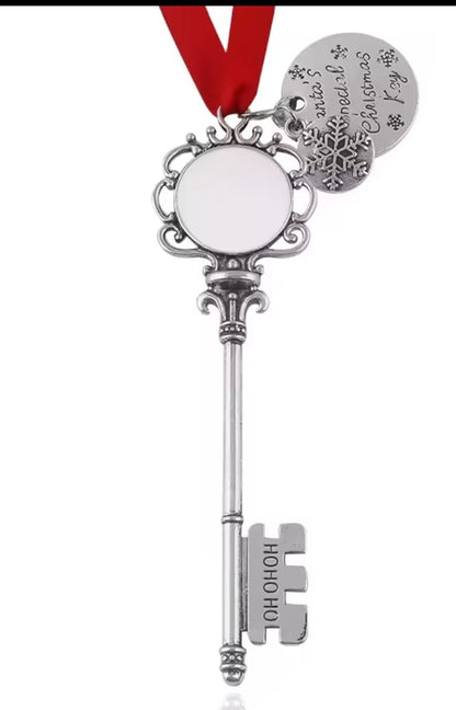 Santa's Special Christmas Key - White