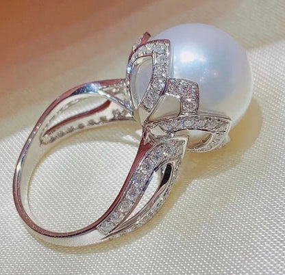 Mrs. Claus Ring - Pearl