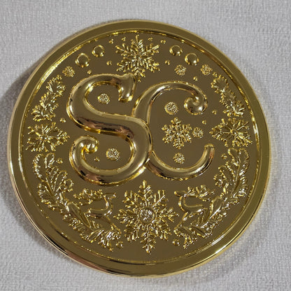 5.5" SC Belt Buckle - Bright Gold