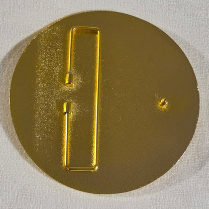 5.5" SC Belt Buckle - Bright Gold